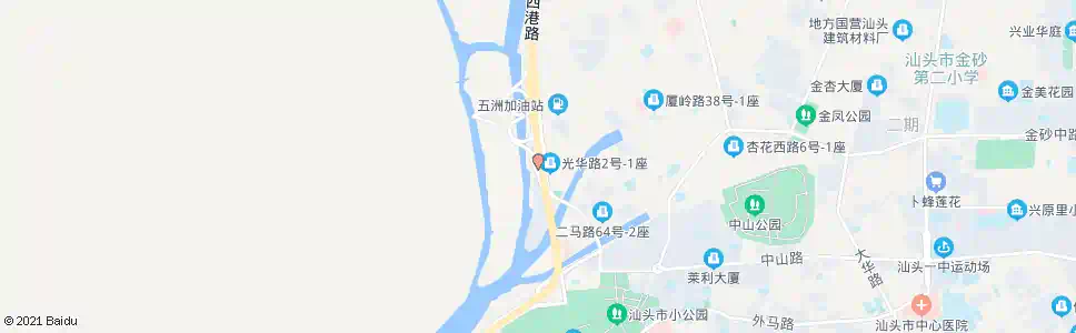汕头光华桥头_公交站地图_汕头公交_妙搜公交查询2025