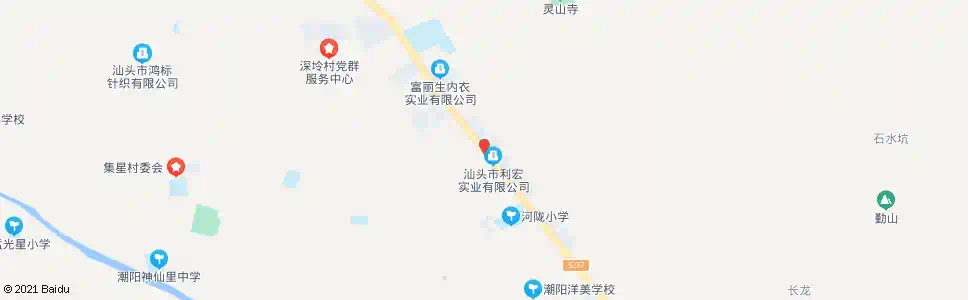 汕头溪边村_公交站地图_汕头公交_妙搜公交查询2025