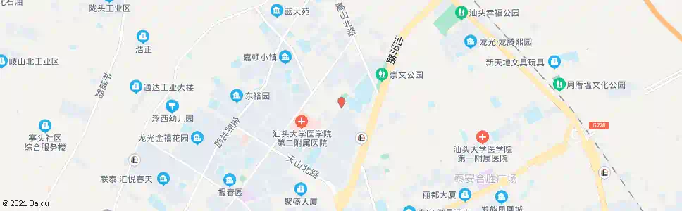 汕头春江路东_公交站地图_汕头公交_妙搜公交查询2025