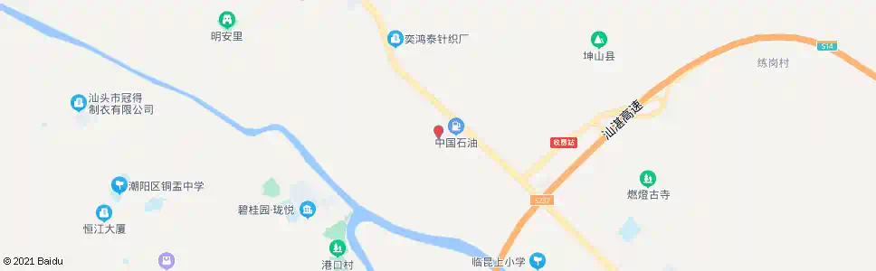 汕头草美_公交站地图_汕头公交_妙搜公交查询2025