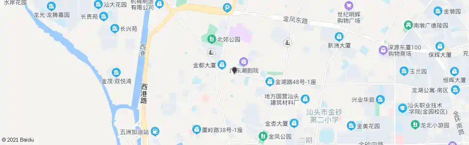 汕头市潮剧院_公交站地图_汕头公交_妙搜公交查询2025