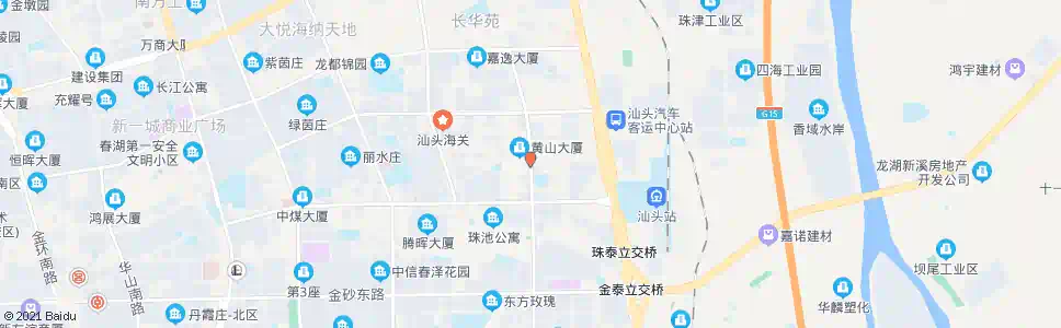 汕头珠池黄山路口_公交站地图_汕头公交_妙搜公交查询2025