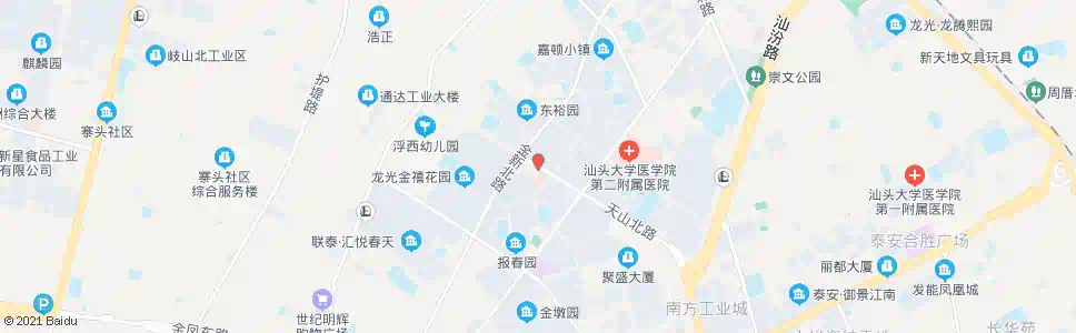 汕头红荔园南_公交站地图_汕头公交_妙搜公交查询2025