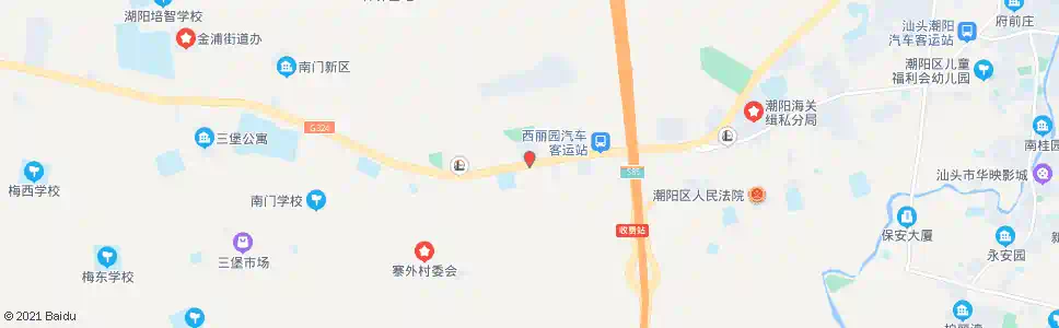 汕头茶厂_公交站地图_汕头公交_妙搜公交查询2025