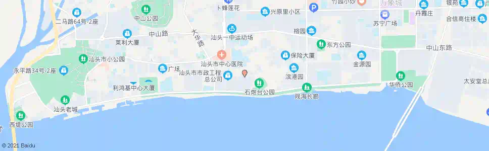 汕头石炮台北_公交站地图_汕头公交_妙搜公交查询2025