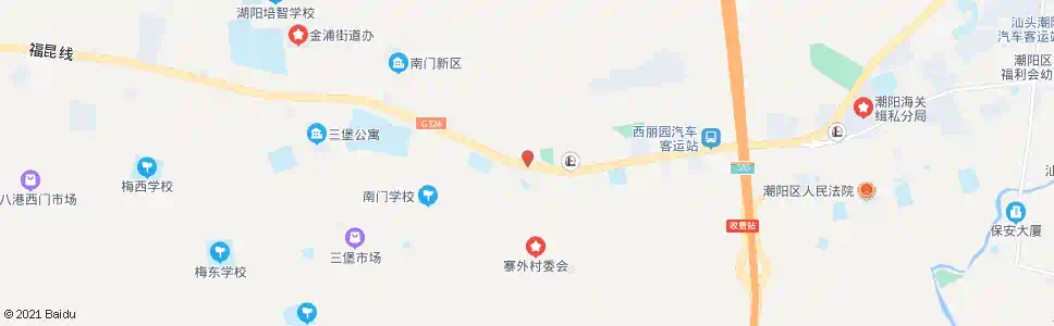 汕头寨外_公交站地图_汕头公交_妙搜公交查询2025