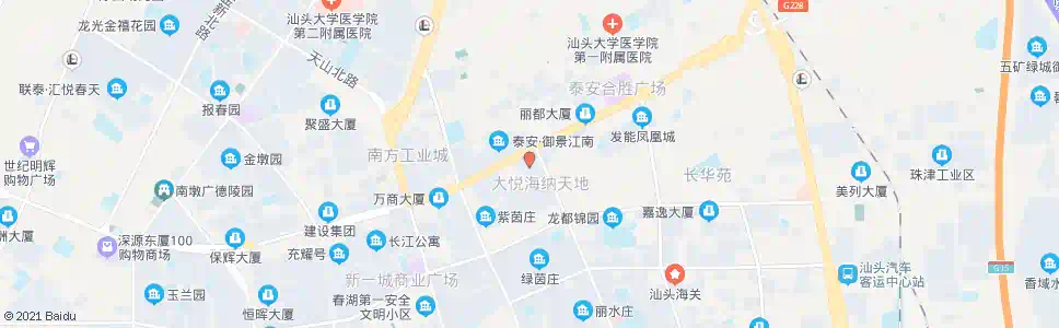 汕头公安局路口_公交站地图_汕头公交_妙搜公交查询2025