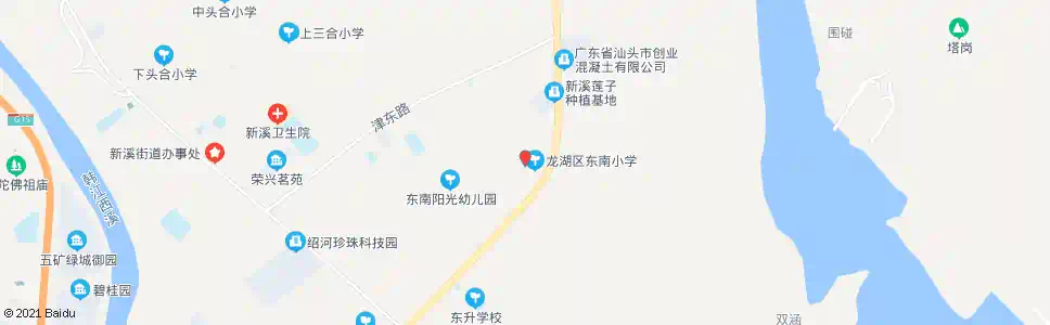 汕头东南村_公交站地图_汕头公交_妙搜公交查询2025