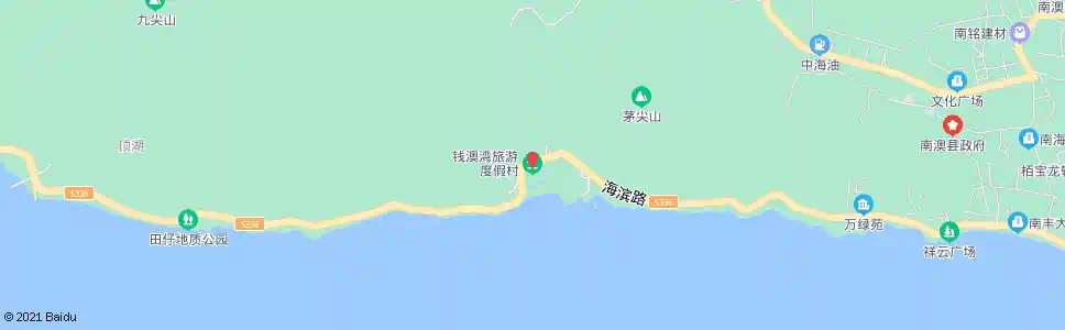 汕头钱澳湾渡假村_公交站地图_汕头公交_妙搜公交查询2025