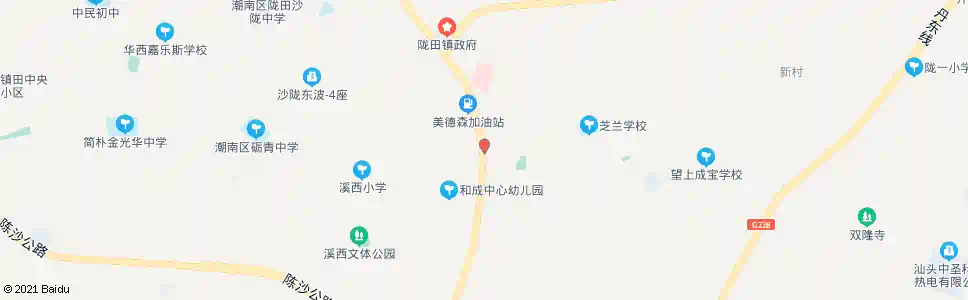 汕头望上村_公交站地图_汕头公交_妙搜公交查询2025