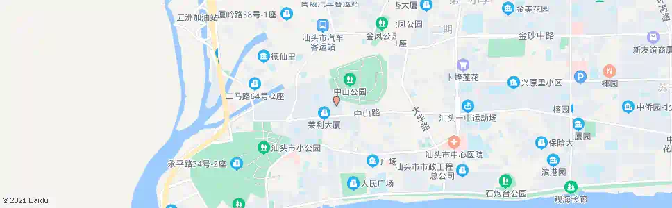 汕头汕头六中_公交站地图_汕头公交_妙搜公交查询2025