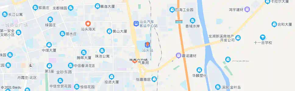 汕头大场天港_公交站地图_汕头公交_妙搜公交查询2025