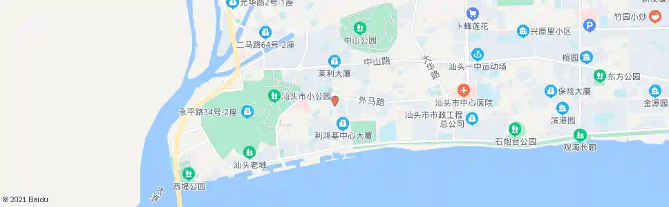 汕头利安外马路口_公交站地图_汕头公交_妙搜公交查询2025