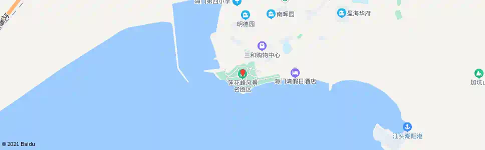 汕头海门莲花峰_公交站地图_汕头公交_妙搜公交查询2025