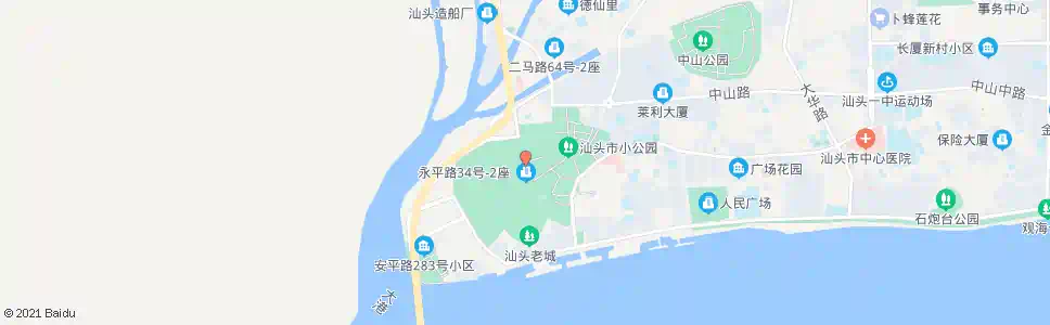 汕头联升花园_公交站地图_汕头公交_妙搜公交查询2025