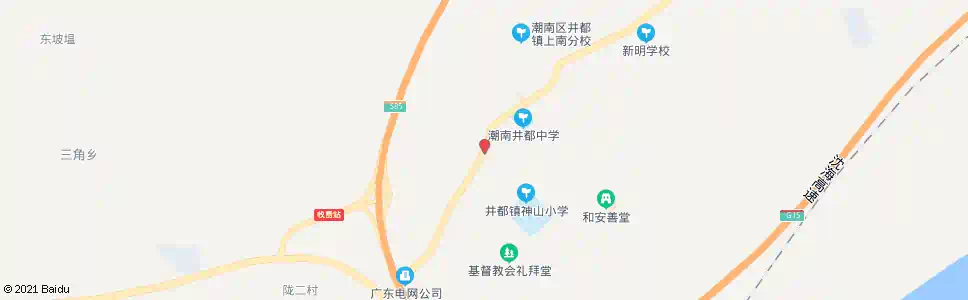 汕头神山村_公交站地图_汕头公交_妙搜公交查询2025