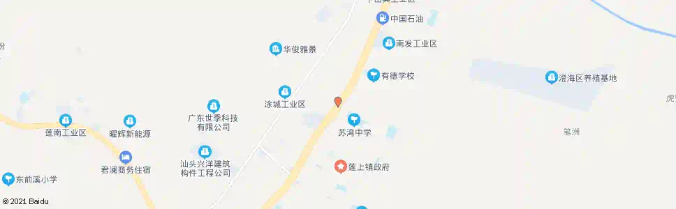 汕头塔山路口_公交站地图_汕头公交_妙搜公交查询2025