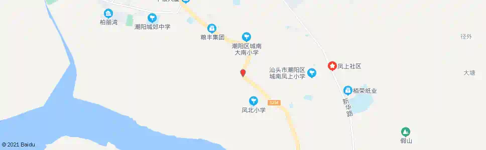 汕头新宫邮政_公交站地图_汕头公交_妙搜公交查询2025