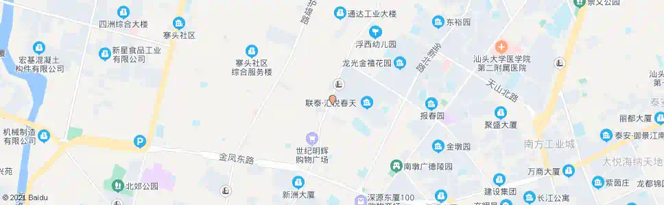 汕头塑料五厂_公交站地图_汕头公交_妙搜公交查询2025