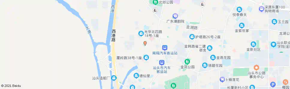 汕头市十一中学_公交站地图_汕头公交_妙搜公交查询2025