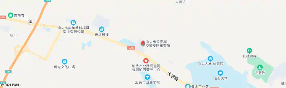 汕头交警考场_公交站地图_汕头公交_妙搜公交查询2025