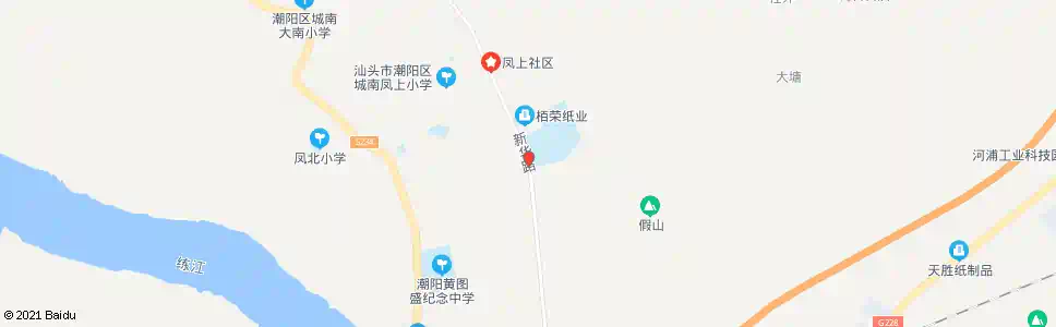 汕头恩溢学校_公交站地图_汕头公交_妙搜公交查询2025