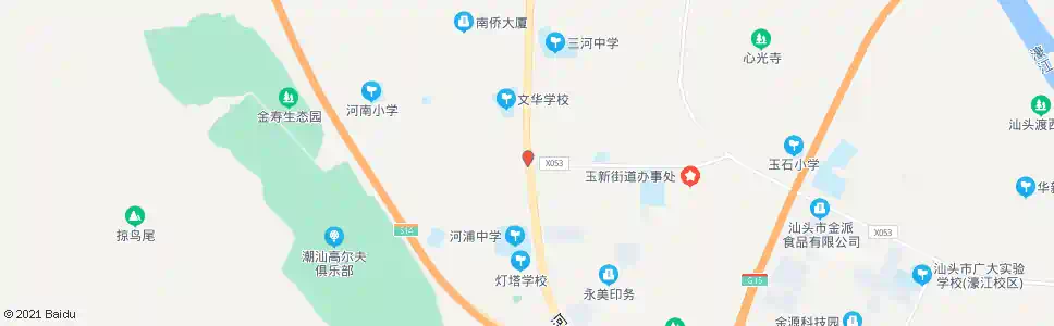 汕头燎原_公交站地图_汕头公交_妙搜公交查询2025