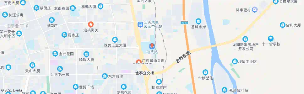 汕头天山路中_公交站地图_汕头公交_妙搜公交查询2025