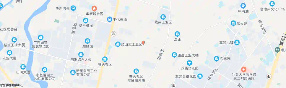 汕头马牙市场西_公交站地图_汕头公交_妙搜公交查询2025
