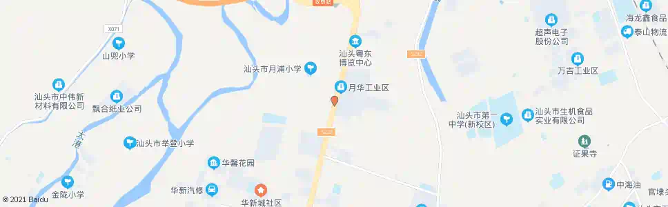 汕头月浦中_公交站地图_汕头公交_妙搜公交查询2025