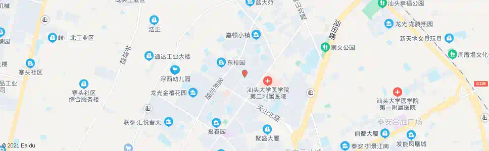 汕头红荔园_公交站地图_汕头公交_妙搜公交查询2025