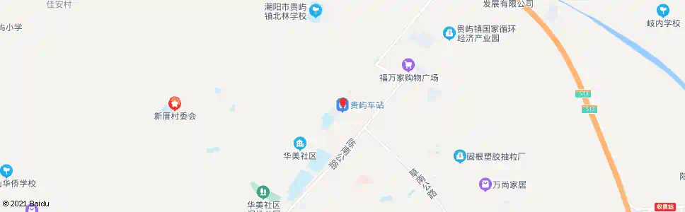 汕头贵屿镇_公交站地图_汕头公交_妙搜公交查询2025