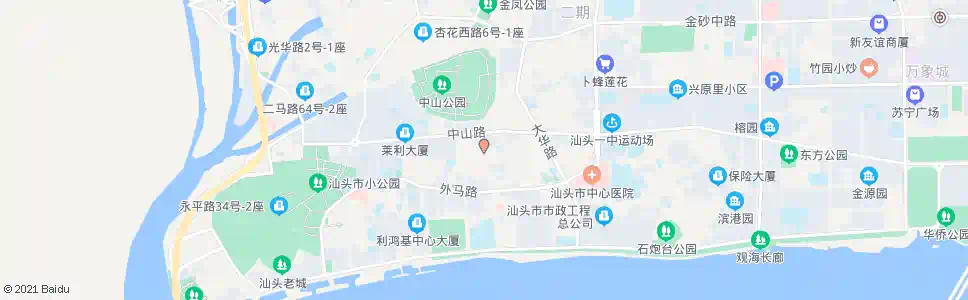 汕头新兴中山路口_公交站地图_汕头公交_妙搜公交查询2025