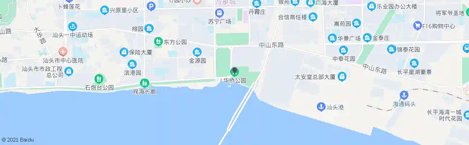 汕头华侨公园_公交站地图_汕头公交_妙搜公交查询2025