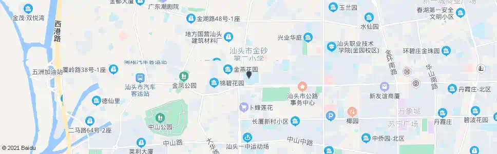 汕头华侨中学_公交站地图_汕头公交_妙搜公交查询2025