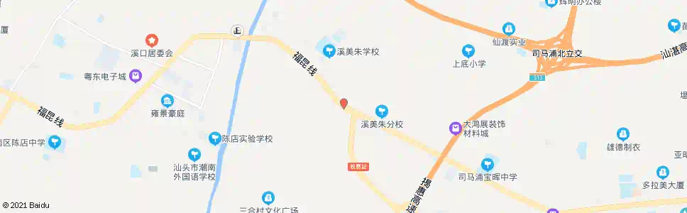 汕头溪美_公交站地图_汕头公交_妙搜公交查询2025