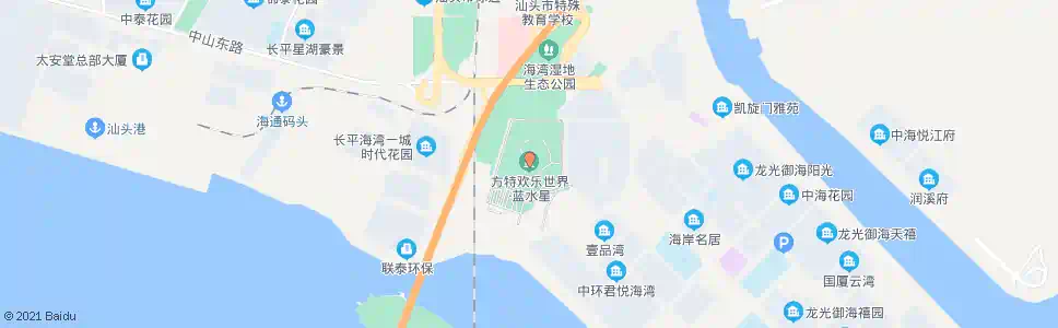 汕头蓝水星乐园_公交站地图_汕头公交_妙搜公交查询2025