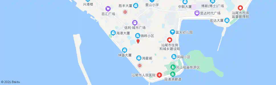 汕尾新港大厦_公交站地图_汕尾公交_妙搜公交查询2025