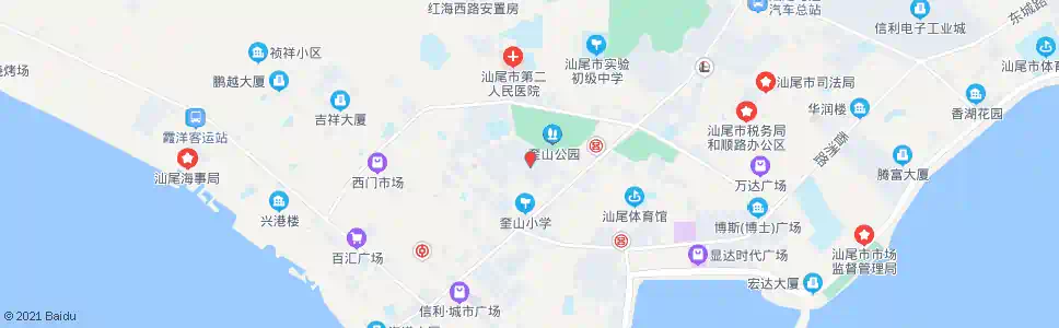 汕尾市政府宿舍西_公交站地图_汕尾公交_妙搜公交查询2025