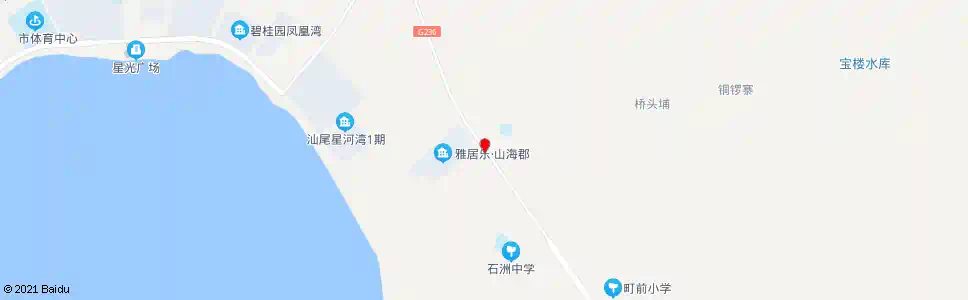 汕尾东古学校_公交站地图_汕尾公交_妙搜公交查询2025