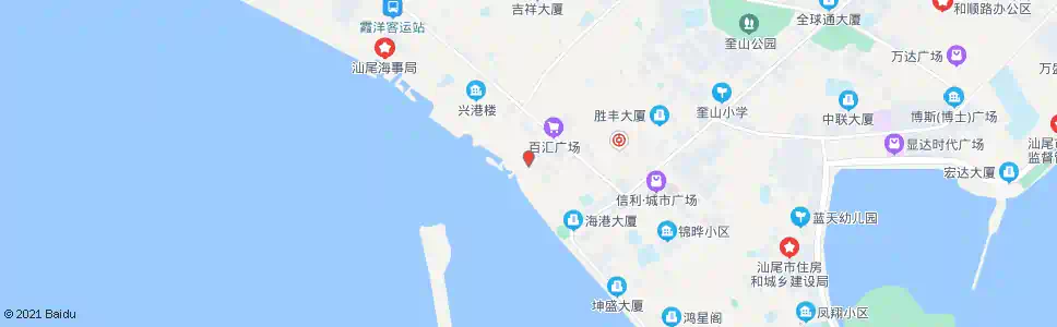 汕尾海关联检_公交站地图_汕尾公交_妙搜公交查询2025