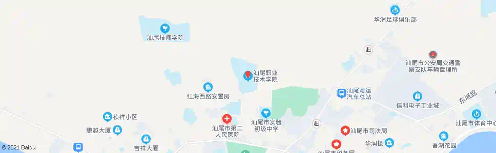 汕尾市职业技术学院_公交站地图_汕尾公交_妙搜公交查询2025