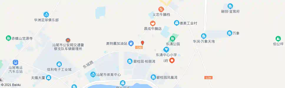 汕尾品清加油站_公交站地图_汕尾公交_妙搜公交查询2025