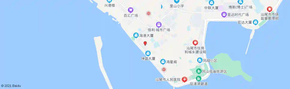 汕尾微波楼_公交站地图_汕尾公交_妙搜公交查询2025