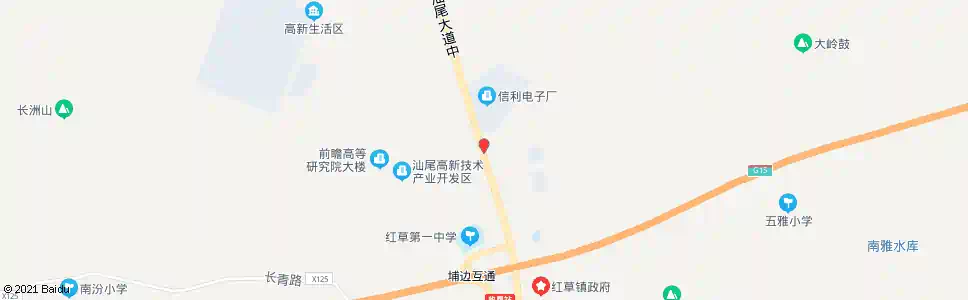 汕尾南洋一路口_公交站地图_汕尾公交_妙搜公交查询2025