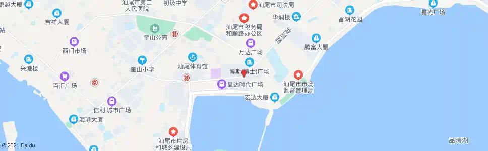 汕尾黄金海岸_公交站地图_汕尾公交_妙搜公交查询2025