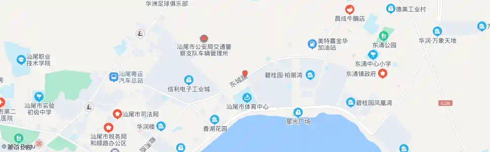 汕尾东城路_公交站地图_汕尾公交_妙搜公交查询2025