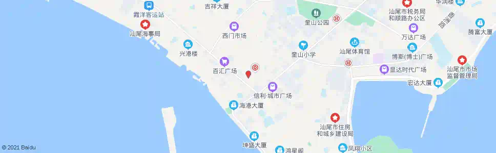 汕尾通港路_公交站地图_汕尾公交_妙搜公交查询2025