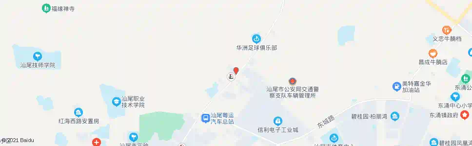 汕尾汕尾市污水处理厂_公交站地图_汕尾公交_妙搜公交查询2025
