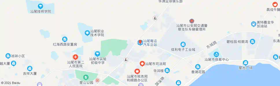 汕尾汕尾总站_公交站地图_汕尾公交_妙搜公交查询2025